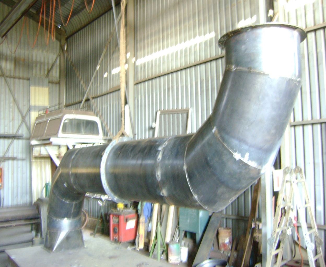 Lobster-back ducting