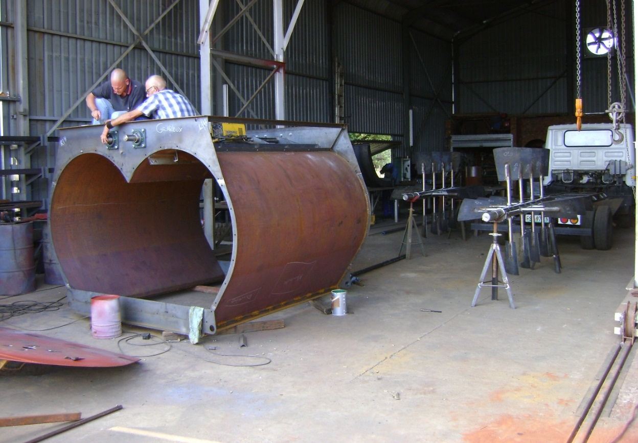 Mixer paddle fabricated by NWPS