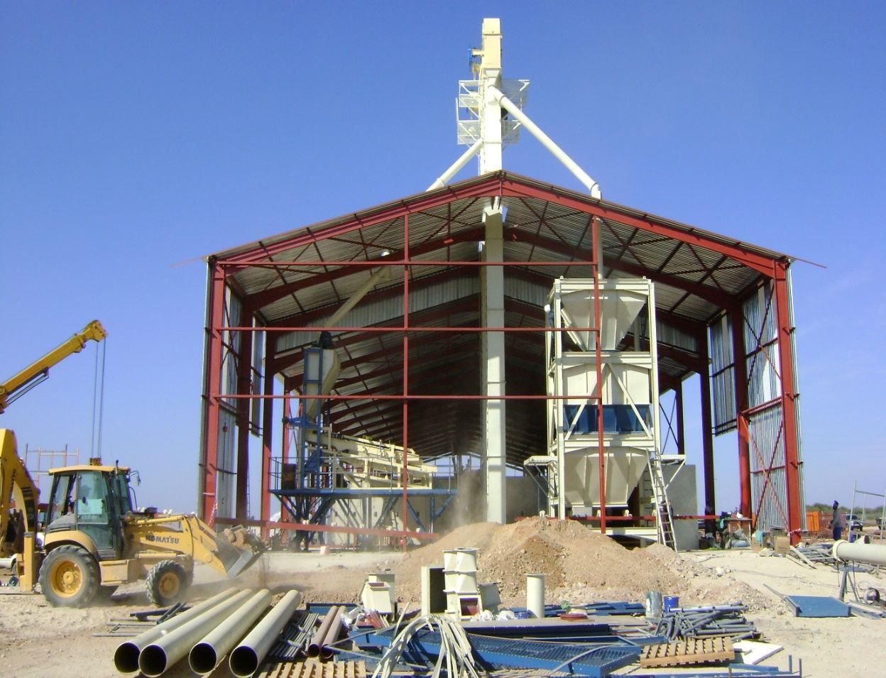 Peanut drying factory