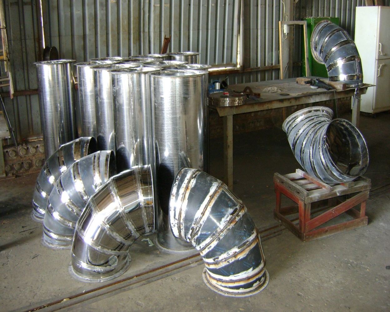 Stainless steel ducting